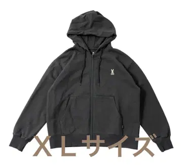 dod 우사 로고 지퍼 후드티 차콜 그레이 XL 사이즈 새상품 2
