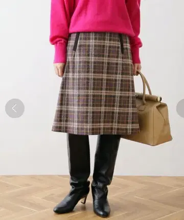 라트탈리테 체크 스커트