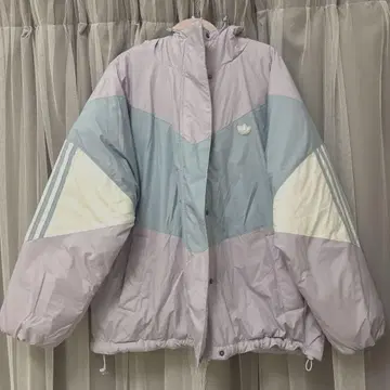 adidas 후드 부착 자켓 블루종 점퍼 다운