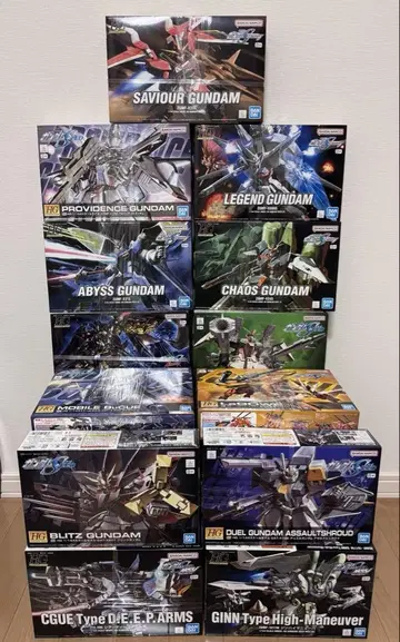 건담 SEED 묶음 판매 세이버, 레전드, 프로비던스 건담 등