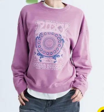 ROXY SWELL SEEKER 퍼플 맨투맨