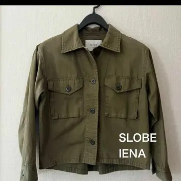 SLOBE IENA 밀리터리 자켓 올리브