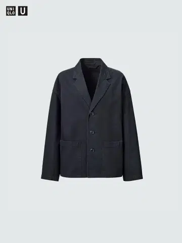 UNIQLO U 박스 테일러드 자켓 XL 블랙
