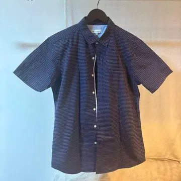 THE SHOP TK 별 패턴 반팔 셔츠 XL 네이비