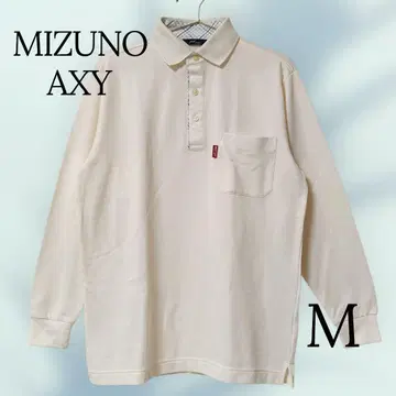 [ 미사용 M 사이즈 남성용 ] 미즈노 액시 피케 셔츠 블레스서모 크림