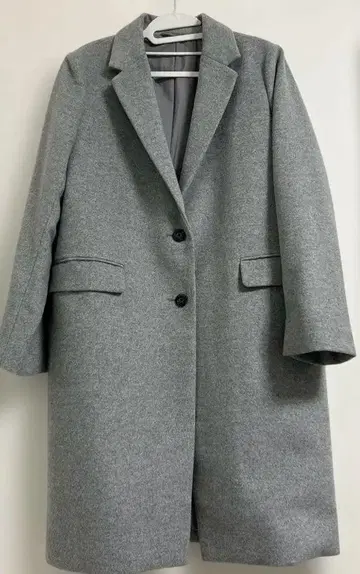 새상품 GU 체스터 코트 그레이 XL