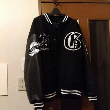 미사용 Mark Gonzales의 고급 바시티 자켓 L 마크곤잘레스