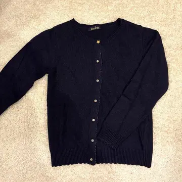 이스트 보이 네이비 가디건 9호 거의 미사용