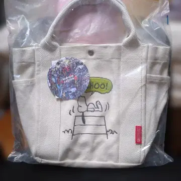 새상품 스누피 토트백 PEANUTS 루트 토트