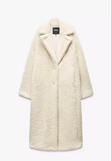ZARA 롱 기장 보아 코트