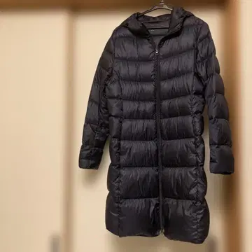 중고 유니클로 라이트 다운 여성용 XL 네이비 컬러