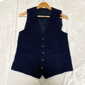 LARDINI 라르디니 니트 베스트 니트 조끼 네이비