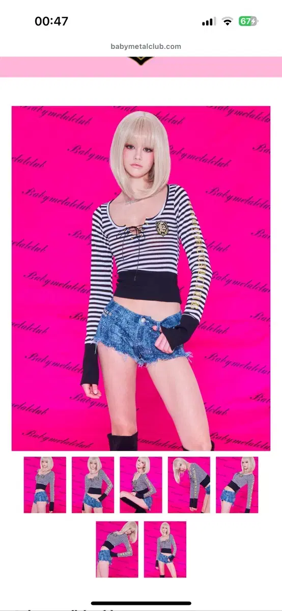 Babymetalclub Bemecl Aria Top Black