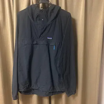 patagonia 블랙 아노락 후드티