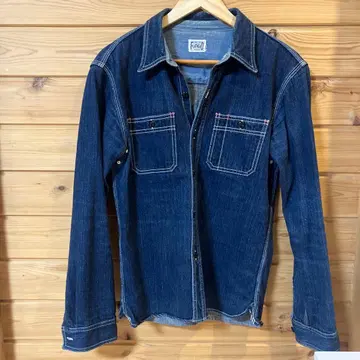 플랫 헤드 데님 워크 셔츠 사이즈 38