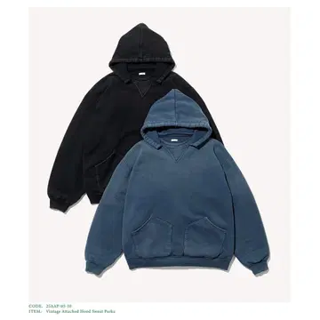 A.PRESSE 25AW 아프레쎄 후드 맨투맨 후드티