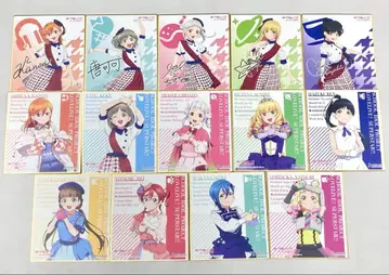 러브 라이브 슈퍼스타 색지 세트