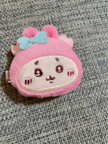 치이카와 산리오 콜라보 시크릿 헤어 클립 카니짱 마이멜로디