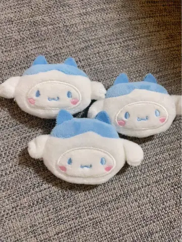 치이카와 (먼작귀) 산리오 헤어 클립 하치와레 시나몬 3개