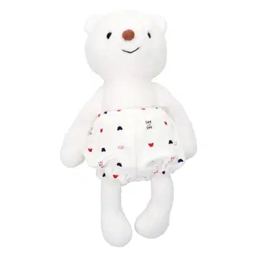 봉제 인형 스마일 간이 침대 베어 아기 성