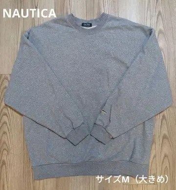 NAUTICA 그레이 맨투맨 M 사이즈