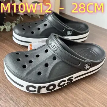 crocs 블랙 클로그 샌들 M10 W12 28CM