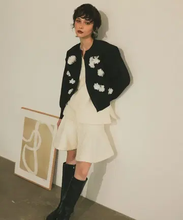 Donoban 부클레 베스트 스커트 셋업