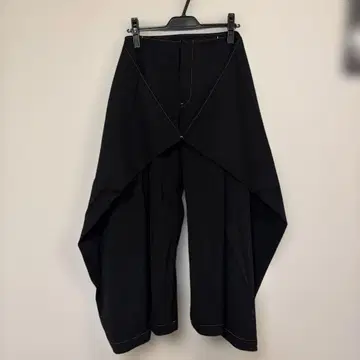 Y's 랩 팬츠 울 개버딘