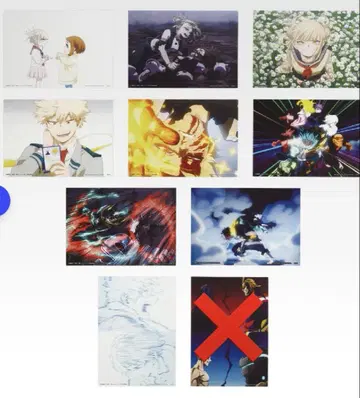 나의 히어로 아카데미아 제일복권 캔버스풍 보트 9종 세트