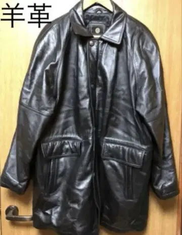 PERSIST 부드러운 가죽 코트 자켓 코트