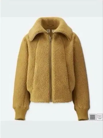 [새상품급] UNIQLO 유니클로 플리스 블루종 보아 자켓 브라운 S