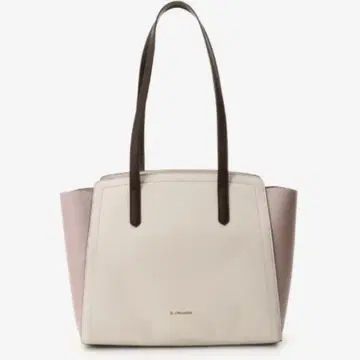 &chouette(앤드슈에트) 바이컬러 심플 토트백 핑크