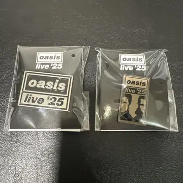 oasis live'25 오아시스 핀즈 2종 세트 미개봉 새상품