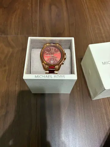 MICHAEL KORS 레드 링크 시계