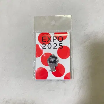 새상품 오사카 간사이 만박 EXPO 2025 핀 배지 블랙 미야쿠미야쿠