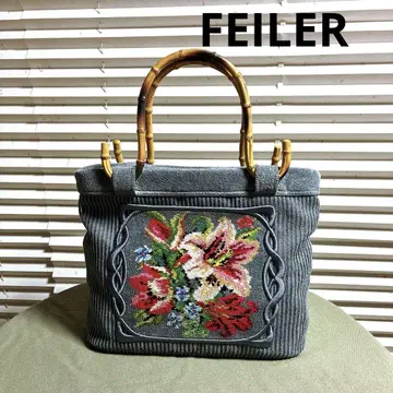 거의 새상품! FEILER (페이러) 레어 희귀 디자인 토트백