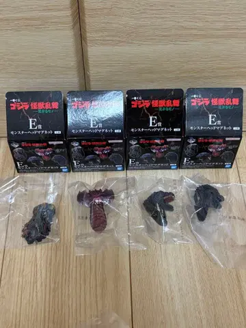 제일복권 고질라 괴수난무 -날뛰는 것- E상 몬스터 헤드 마그넷