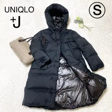 완판템 UNIQLO +J 롱 다운 코트 질 샌더 블랙 S 사이즈