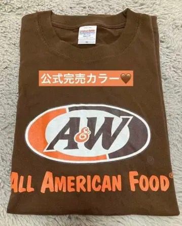 정품! 미착용 새상품 A&W 오키나와 엔더 T셔츠 브라운 M 사이즈