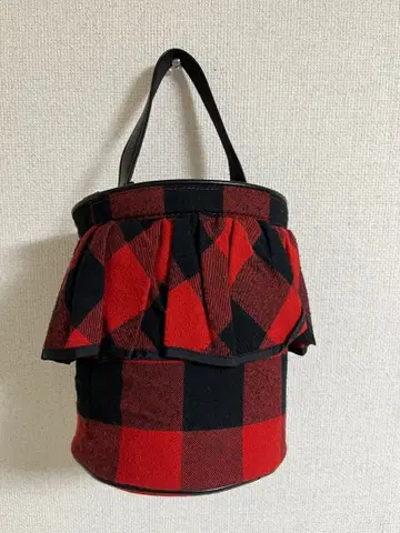 세츠코 사지테일 시티 (빨간색 체크) 백