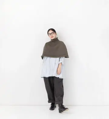 25aw 새상품 Veritecoeur 니트 판초 VCK-29