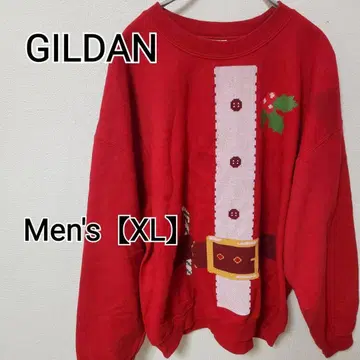 z279 [ GILDAN ] 크리스마스 맨투맨 ( 남성용 XL ) 레드