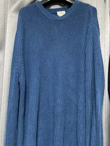 L.L.Bean 블루 니트 스웨터 XXL