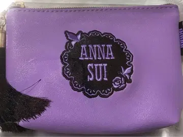 ANNA SUI 보라색 파우치 태슬 포함 BABBI 안나수이 바비 콜라보