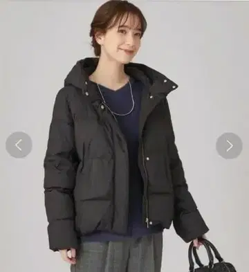 DRESKIP 드레스키프 볼륨 옷깃 다운 자켓 블랙 겨울