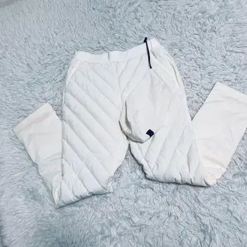 다운 팬츠 화이트 퀼팅 LL 사이즈