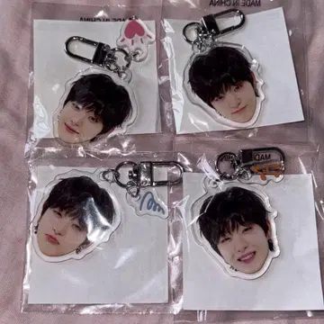 treasure 지훈 jihoon 얼굴 아크릴 키링 캡슐 토이 희로애락