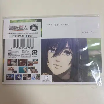 진격의 거인 10 YEARS JOURNEY 비주얼 카드 세트