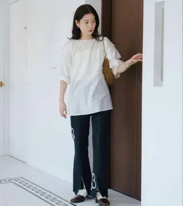 Kastane 카스타네 청바지 플라워 꽃 사이즈 1