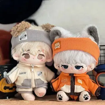 20cm 봉제 인형용 옷 갈아입기 의류 세트 누이활 3점 세트